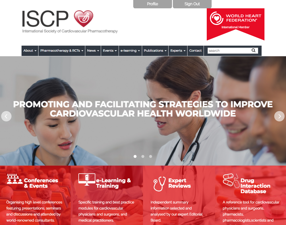 Website homepage